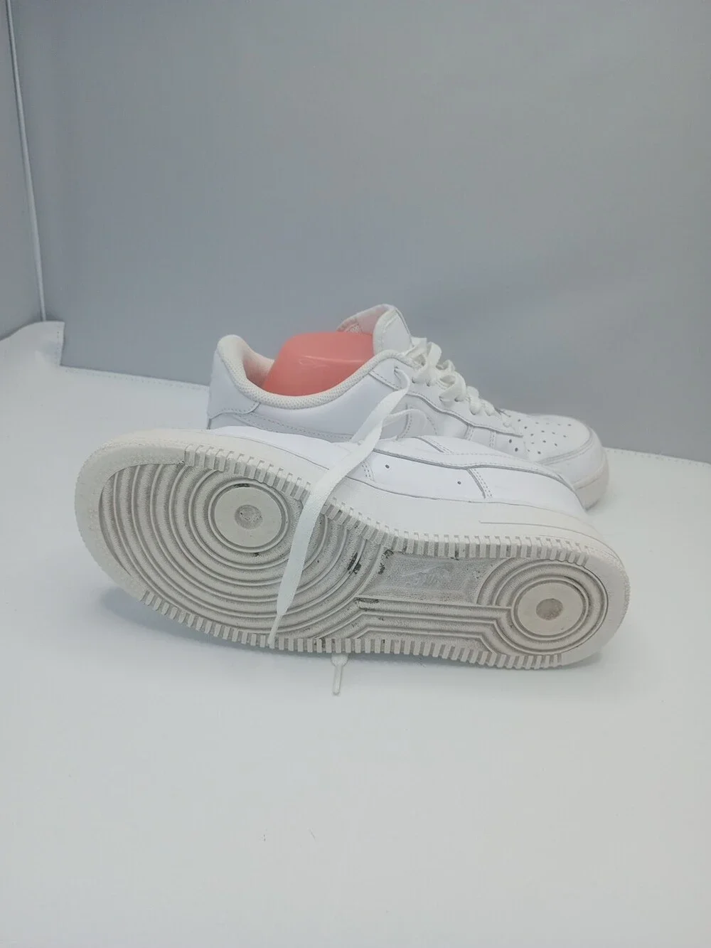 2019 Nike Air Force 1 Triple White ‘07 315122-111 Size 8 Low Top Sneakers Shoes